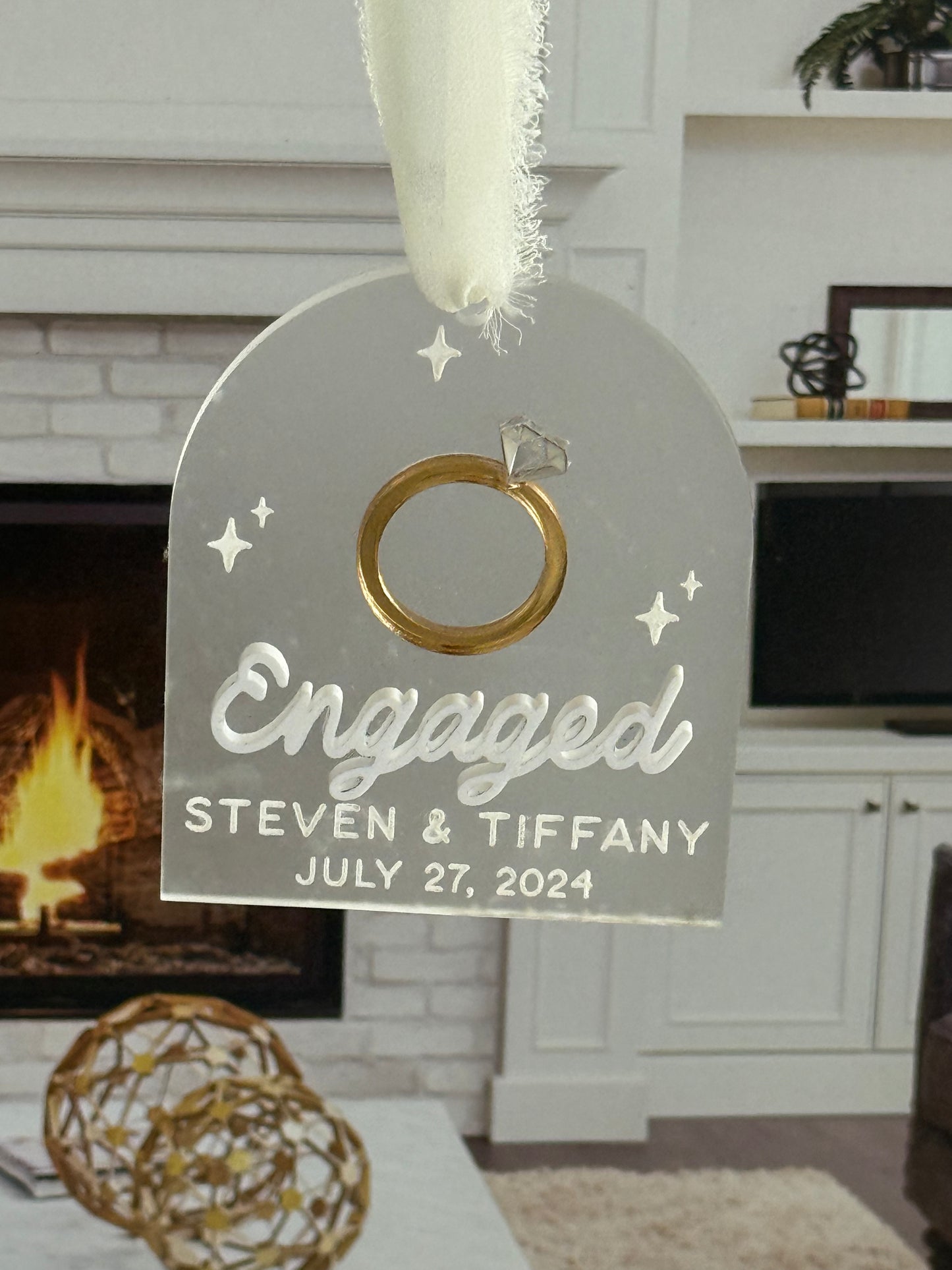 Engaged/Married Ornament