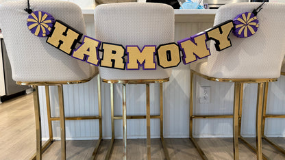 3D-Printed Chair or Wagon Name Charms