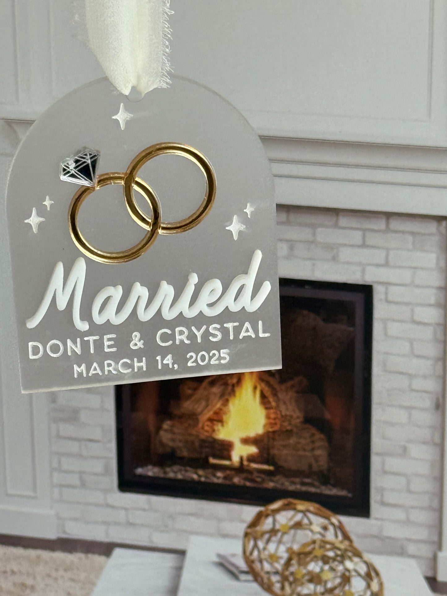Engaged/Married Ornament