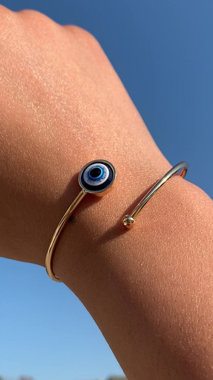 Gold Evil Eye Bracelet